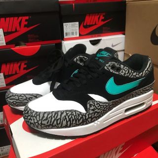 ナイキ(NIKE)の2度着用 NINE AIRMAX1 ATMOS エレファント 26cm 国内正規(スニーカー)