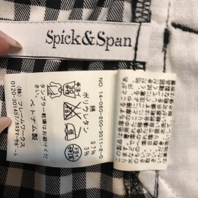 Spick & Span(スピックアンドスパン)の美品★スピックアンドスパンギンガムチェックスカート size36 レディースのスカート(ひざ丈スカート)の商品写真