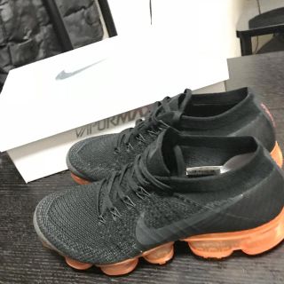 ナイキ(NIKE)のNIKE vapormax  FLYKNIT オレンジ(スニーカー)