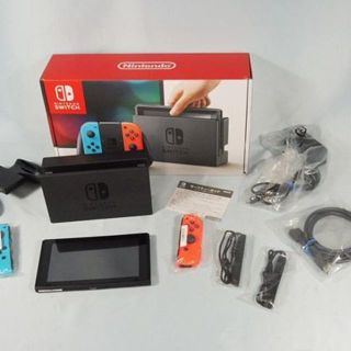 ニンテンドースイッチ(Nintendo Switch)の[送料無料] 任天堂 Switch スイッチ 家庭用ゲーム機 レッドxブルー(家庭用ゲーム機本体)