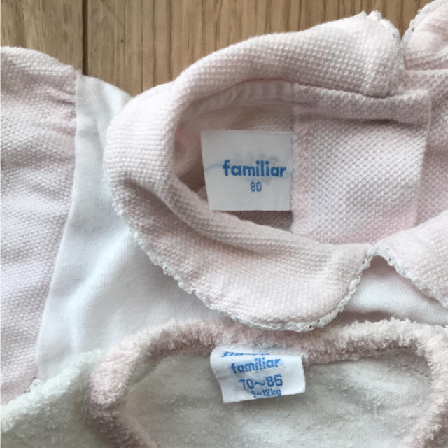 familiar(ファミリア)の専用   ファミリア 二枚セット キッズ/ベビー/マタニティのベビー服(~85cm)(ワンピース)の商品写真