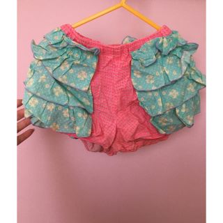 フェフェ(fafa)のgir3＊様専用 ミントグリーンリボンフラワー 110(パンツ/スパッツ)