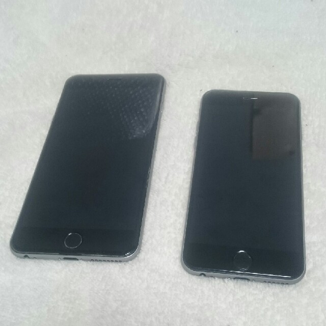 iPhone6のみ シルバー モックアップ　展示用模型 スマホ/家電/カメラのスマートフォン/携帯電話(その他)の商品写真