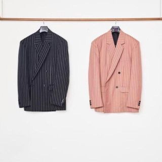 ジョンローレンスサリバン(JOHN LAWRENCE SULLIVAN)のLITTLEBIG 18ss Stripe Double Jacket(テーラードジャケット)