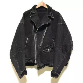 ユリウス(JULIUS)の17AW JULIUS ユリウス オーバーサイズ デニム ライダース(ライダースジャケット)