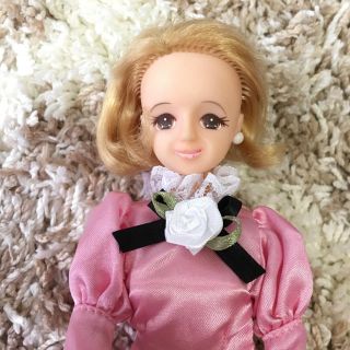 タカラトミー(Takara Tomy)の希少 リカちゃん おばあちゃん ドレス レトロ(ぬいぐるみ/人形)