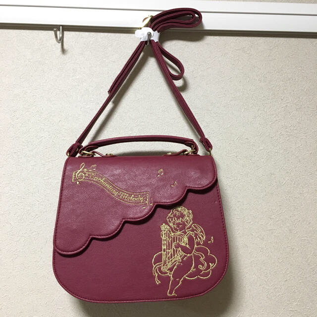 F i.n.t(フィント)のエンジェル刺繍ハンドバッグ レディースのバッグ(ハンドバッグ)の商品写真