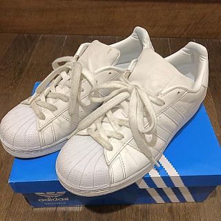 アディダス(adidas)のアディダス スーパースター 白 24.5(スニーカー)