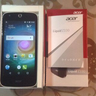 エイサー(Acer)のスマホ本体  acer LiquidZ330 中古(スマートフォン本体)