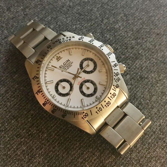 ELGIN(エルジン)のエルジンクロノグラフメンズ腕時計  ＋ 2 Casioー専用 パタープロ メンズの時計(その他)の商品写真