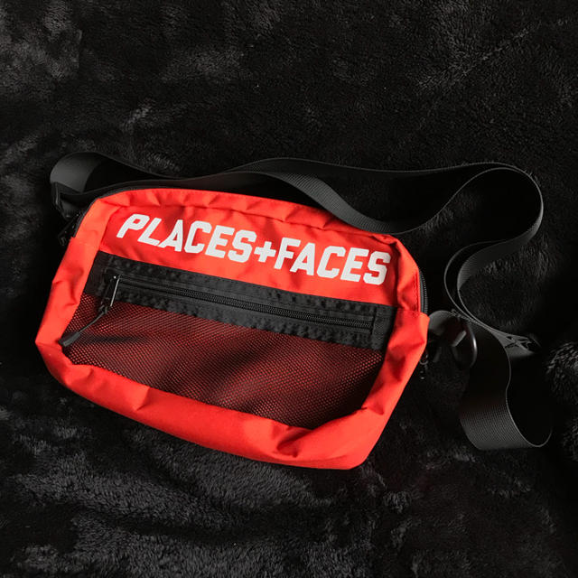 PLACES+FACES ショルダーバッグ 赤 メンズのバッグ(ショルダーバッグ)の商品写真