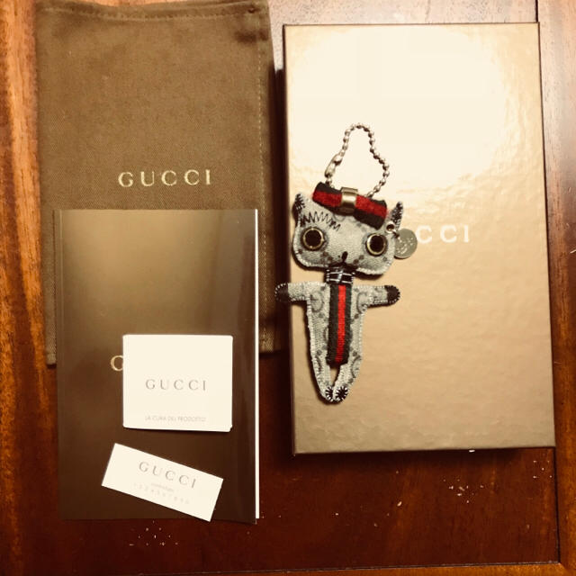 Gucci(グッチ)のGUCCI　グッチ チャーム ネコ キーホルダー レディースのファッション小物(キーホルダー)の商品写真