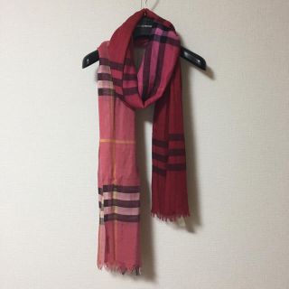 バーバリー(BURBERRY)のロングストール ショール Burberry グラテーション(ストール/パシュミナ)