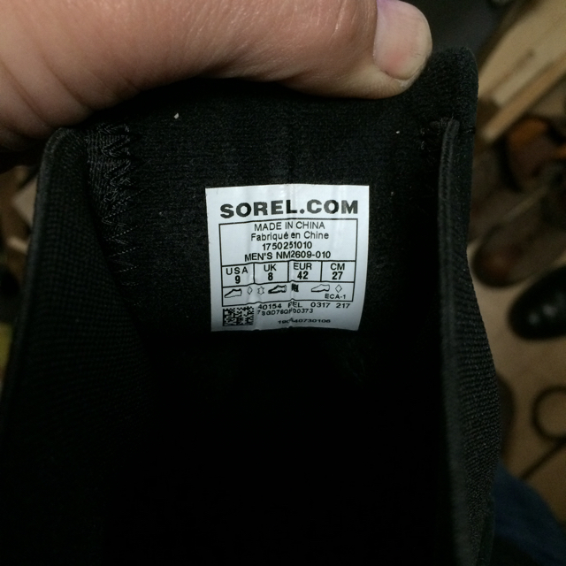 SOREL(ソレル)のソレル ブーツ サイドゴア 27センチ 新品！ メンズの靴/シューズ(ブーツ)の商品写真
