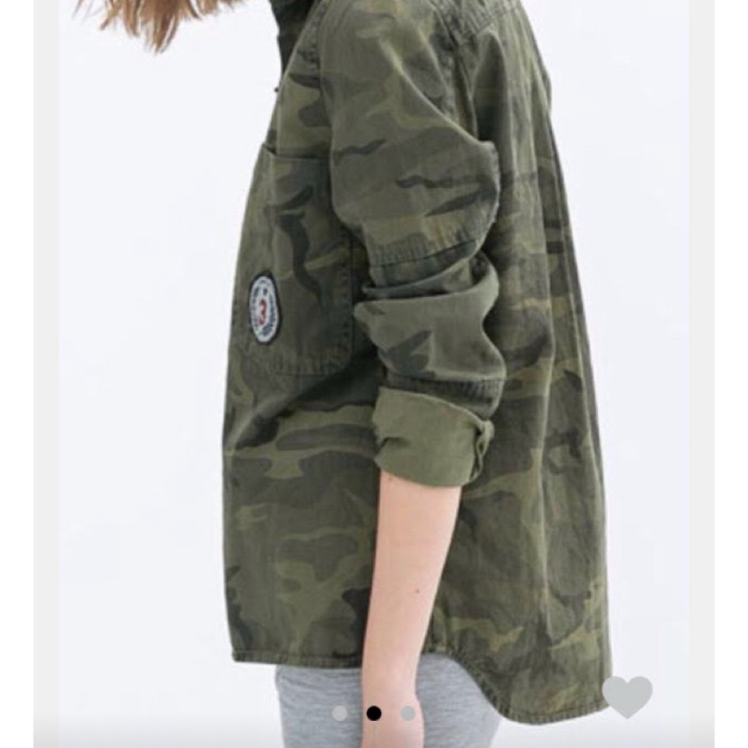ZARA(ザラ)のザラ ミリタリージャケット レディースのジャケット/アウター(ミリタリージャケット)の商品写真