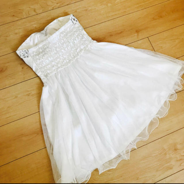 白ドレス レディースのフォーマル/ドレス(ナイトドレス)の商品写真