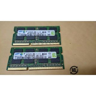 SAMSUNG / 2Rx8 PC3-12800S 4GBｘ2枚 = 8GB(PCパーツ)