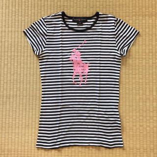 ラルフローレン(Ralph Lauren)の美品☆ラルフローレン ボーダーＴシャツ☆Ｍサイズ(Tシャツ(半袖/袖なし))