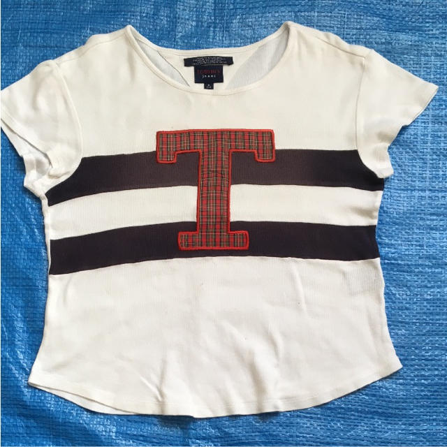 TOMMY HILFIGER(トミーヒルフィガー)のtommy jeans Tシャツ トミーヒルフィガー NY購入 レディースのトップス(Tシャツ(半袖/袖なし))の商品写真