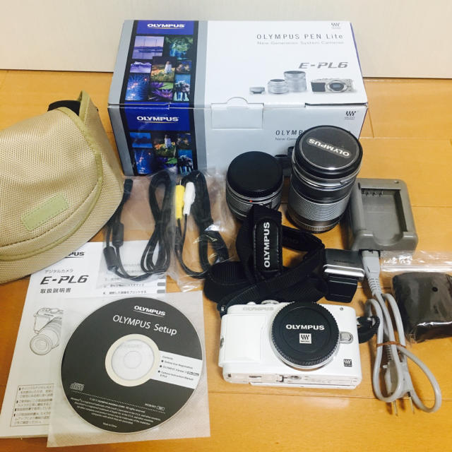 OLYMPUS PEN Lite E-PL6 ダブルズームキット - ミラーレス一眼