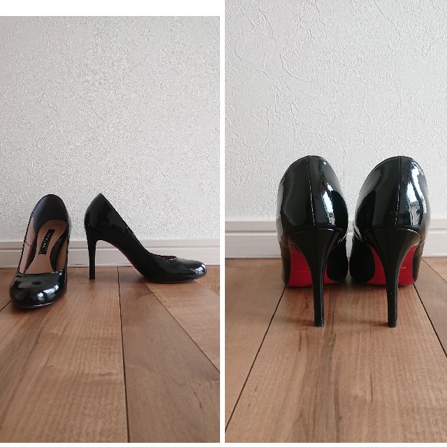 MAMIAN(マミアン)の☆MAMIAN 黒 エナメル ハイヒール / ZARA DIANA  カリアング レディースの靴/シューズ(ハイヒール/パンプス)の商品写真