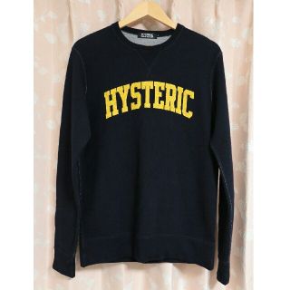 ヒステリックグラマー(HYSTERIC GLAMOUR)の【カレッジロゴ】ヒステリックグラマー ニットスエット L ネイビー(ニット/セーター)