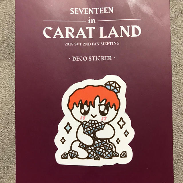 SEVENTEEN(セブンティーン)のCARAT LAND ステッカー エスクプス エンタメ/ホビーのCD(K-POP/アジア)の商品写真