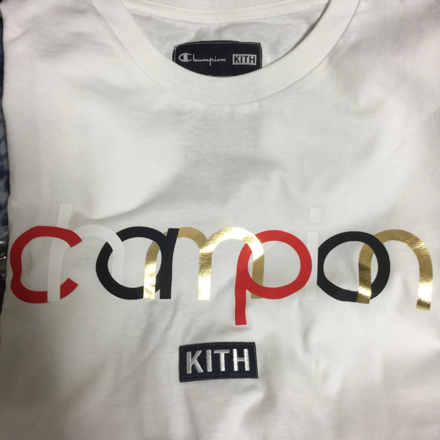 Champion(チャンピオン)のとしゃまんさん専用Kith チャンピオン tee ホワイト サイズ M メンズのトップス(Tシャツ/カットソー(半袖/袖なし))の商品写真