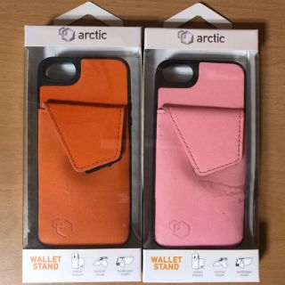 アイフォーン(iPhone)のiPhone 5 5s SE ケース オレンジ ピンク セット(iPhoneケース)