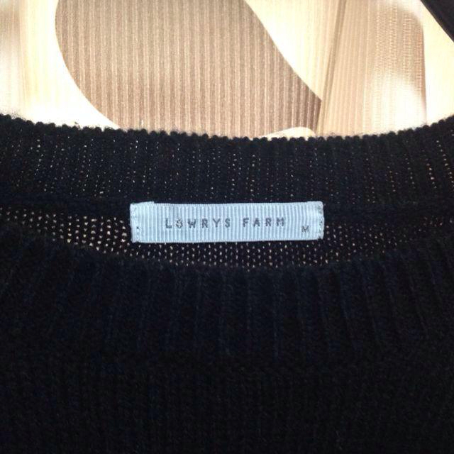 LOWRYS FARM(ローリーズファーム)の( 未使用 ) セーター 黒 レディースのトップス(ニット/セーター)の商品写真