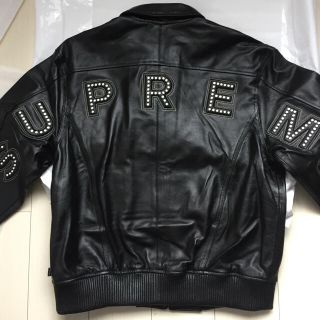 シュプリーム(Supreme)のSupreme Studded Arc Logo Leather Jacket(レザージャケット)