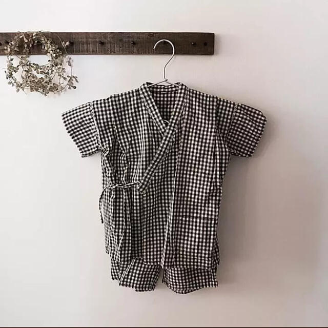 MUJI (無印良品)(ムジルシリョウヒン)の無印 甚平 キッズ/ベビー/マタニティのキッズ服男の子用(90cm~)(甚平/浴衣)の商品写真