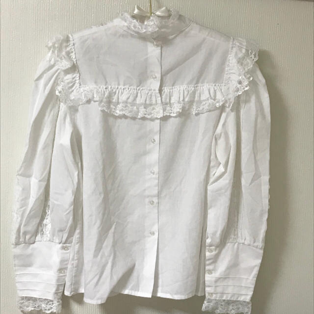 Lochie(ロキエ)のvintage  フリルレース ブラウス レディースのトップス(シャツ/ブラウス(長袖/七分))の商品写真