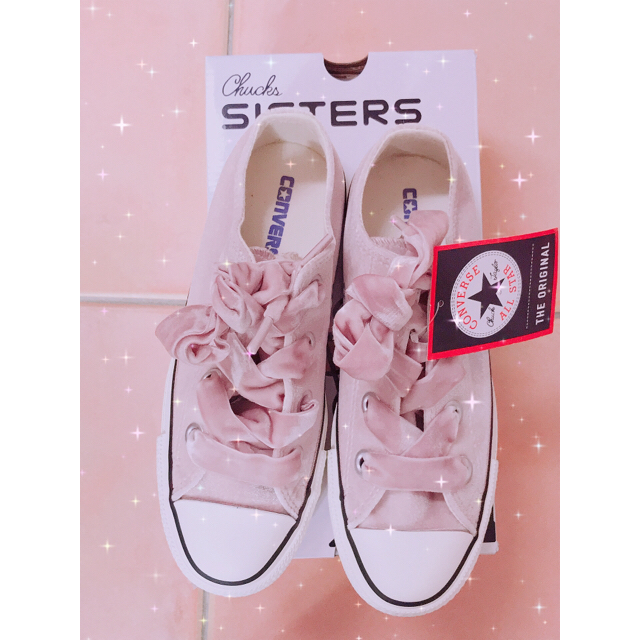 CONVERSE(コンバース)のゆこ様 専用♡ ベロアコンバース♡ レディースの靴/シューズ(スニーカー)の商品写真