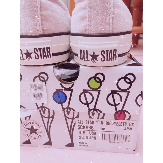 CONVERSE(コンバース)のゆこ様 専用♡ ベロアコンバース♡ レディースの靴/シューズ(スニーカー)の商品写真