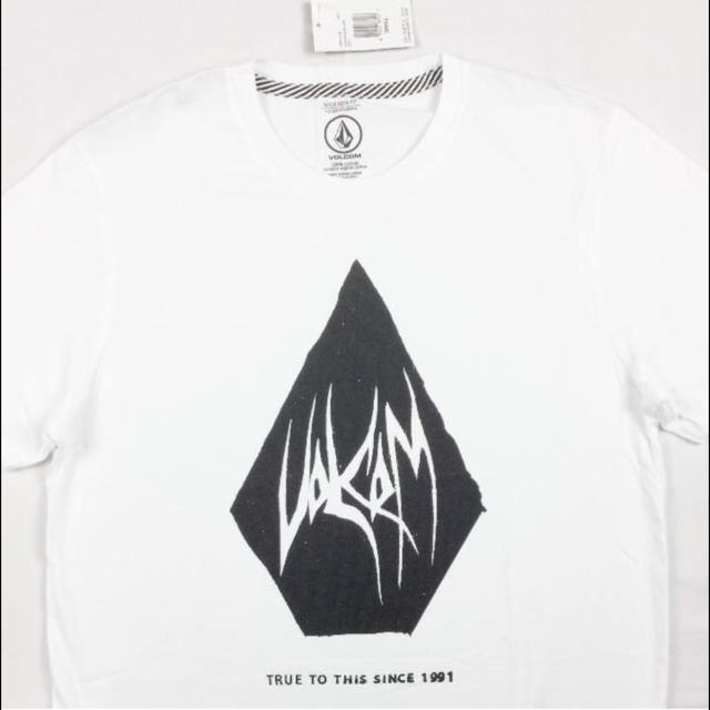 volcom(ボルコム)のVT14 新品送込 M ホワイト ボルコム Carving Block Tシャツ メンズのトップス(Tシャツ/カットソー(半袖/袖なし))の商品写真