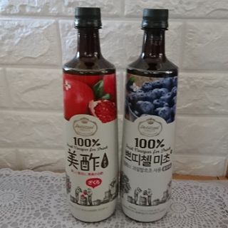 コストコ(コストコ)の【コストコ】ザクロ酢１本＋ブルーベリー酢1本☆美酢　ミチョ　900mL (ソフトドリンク)