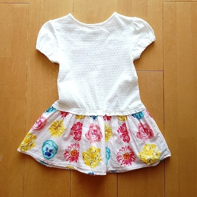 mou jon jon(ムージョンジョン)のmou jonjon ワンピース　95 キッズ/ベビー/マタニティのキッズ服女の子用(90cm~)(ワンピース)の商品写真