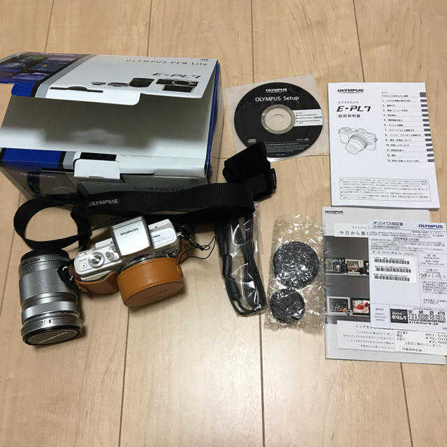 競売 OLYMPUS - ミラーレス一眼 OLYMPUS PEN Lite E-PL7 ミラーレス