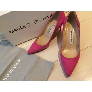 マノロブラニク(MANOLO BLAHNIK)のMANOLO BLAHNIK マノロブラニク ピンク(ハイヒール/パンプス)