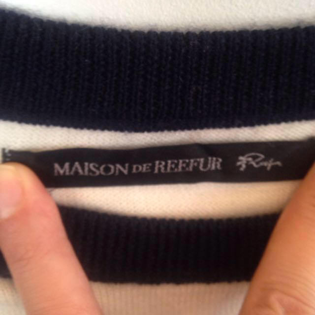 Maison de Reefur(メゾンドリーファー)のリーファーボーダーニット レディースのトップス(ニット/セーター)の商品写真