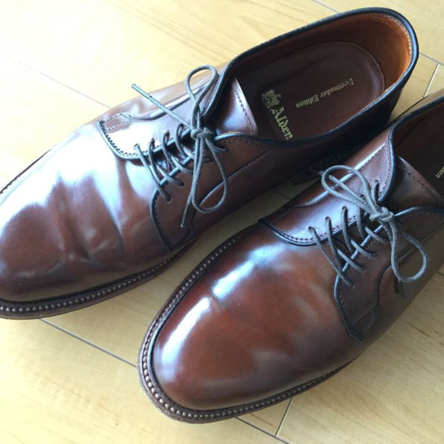 Alden - 【レアカラー】Alden シガー コードバン プレーントゥ 9.5E