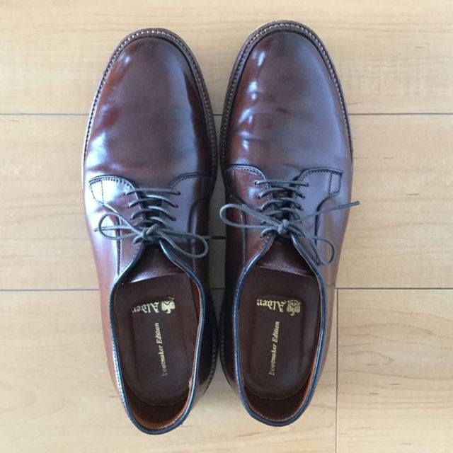 Alden - 【レアカラー】Alden シガー コードバン プレーントゥ 9.5E