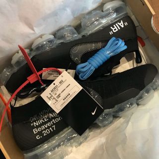 ナイキ(NIKE)の28cm NIKE AIR VAPORMAX OFF-WHITE 黒(スニーカー)