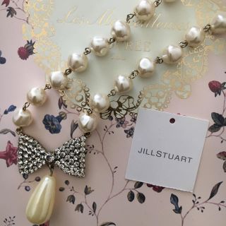 ジルスチュアート(JILLSTUART)の❤︎JILL STUART・パールリボンネックレス❤︎(ネックレス)