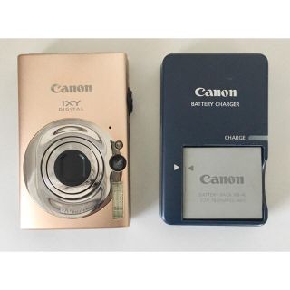 キヤノン(Canon)の【専用出品】Cannon IXY DIGITAL 20 IS キャメル(コンパクトデジタルカメラ)