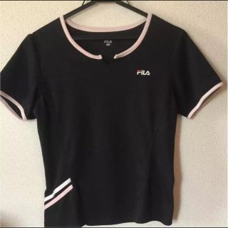 フィラ(FILA)のFILA◆レディース スポーツウェア トップス 黒 Ｓサイズ(ウェア)