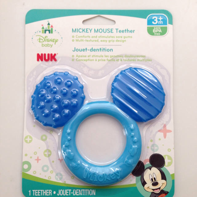 Disney(ディズニー)の【NUK】ミッキーマウス 歯固め ハンドメイドのキッズ/ベビー(おもちゃ/雑貨)の商品写真