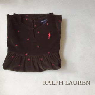 ラルフローレン(Ralph Lauren)のラルフローレン キッズ ベロア ワンピース フォーマル 4T / 110(ワンピース)