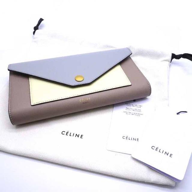 celine(セリーヌ)の【新品】CELINE トライフォールデッド Multifunction 長財布 レディースのファッション小物(財布)の商品写真